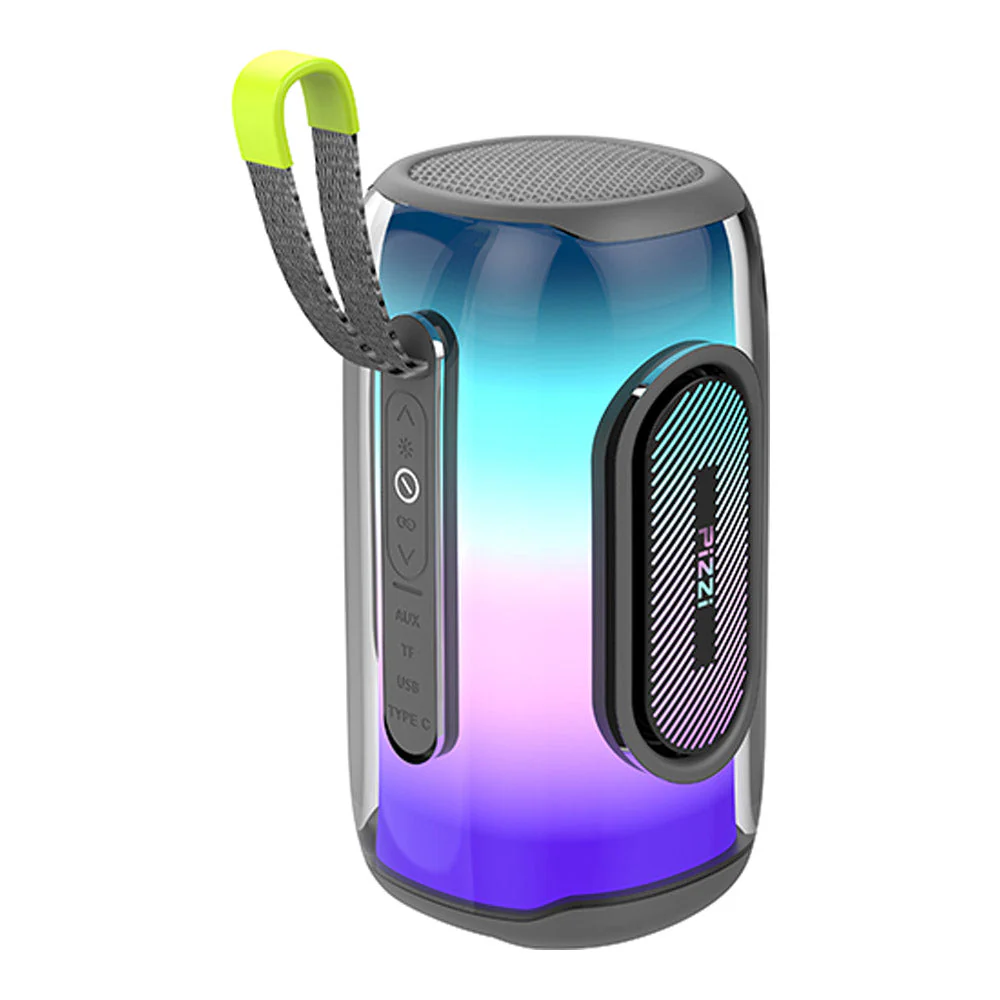 רמקול 10W PiZZi LuminoBeat איכותי עם תאורת לד מתחלפת