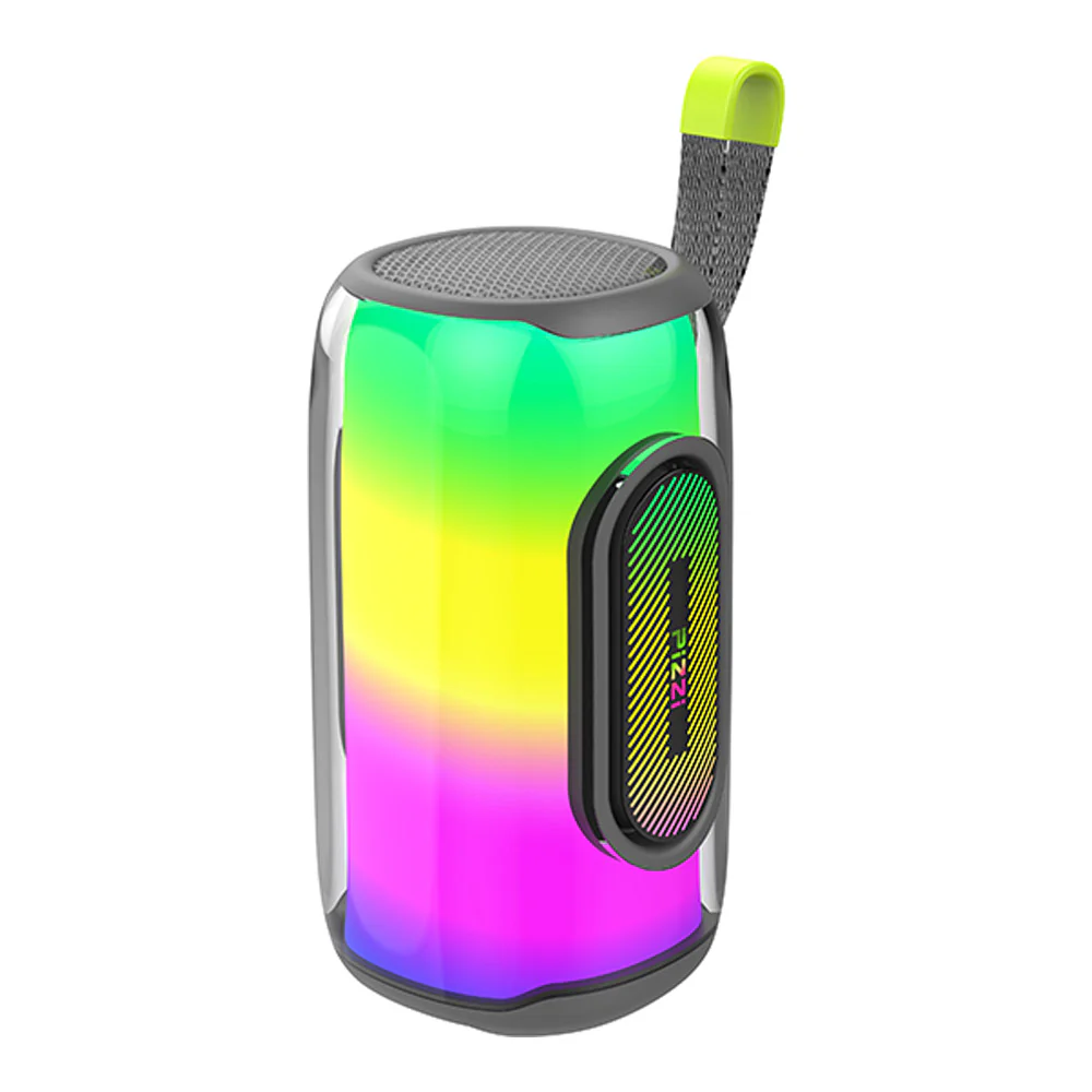 רמקול 10W PiZZi LuminoBeat איכותי עם תאורת לד מתחלפת - Image 2