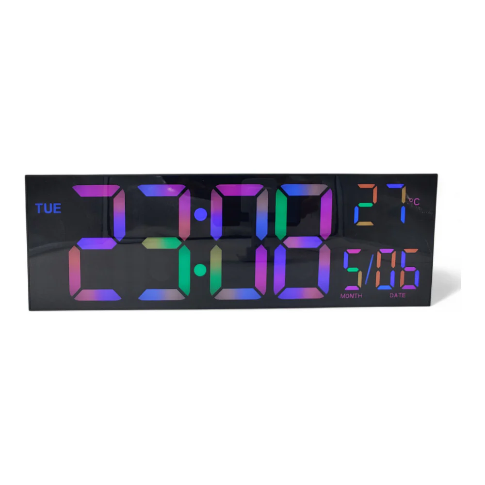 שעון קיר LED מחליף צבעים - Image 3