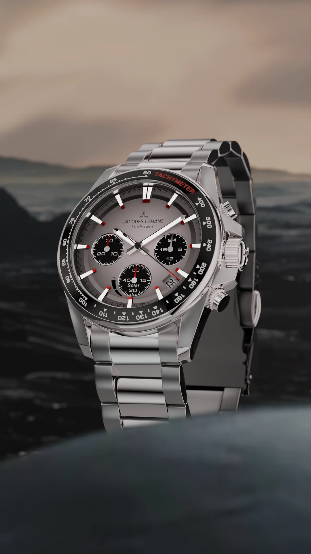 שעון יד לגבר JACQUES LEMANS ANNIVERSARY ECO POWER LIMITED EDITION 50-1A - Image 4
