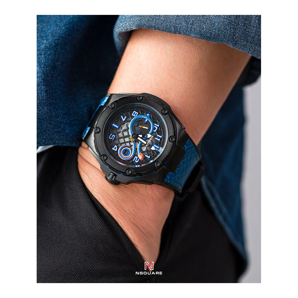 שעון יד לגבר NSQUARE דגם Snake N51.6 Special Edition - Image 9