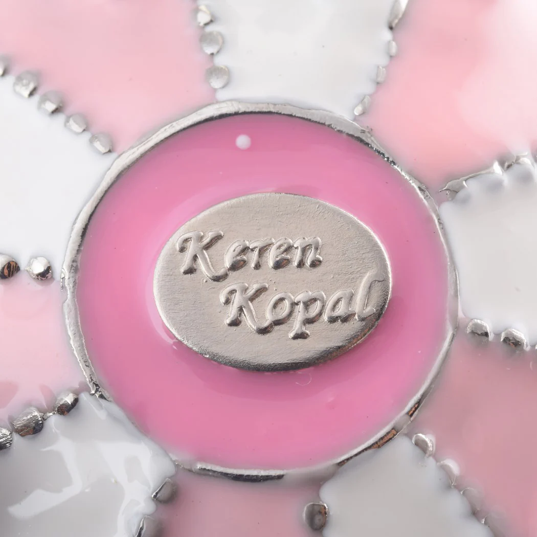 ביצת פברז'ה ורודה עם קרוסלת סוסים E1128 - Image 5
