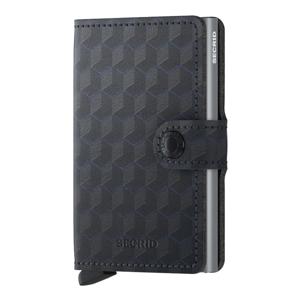 ארנק SECRID כרטיסים נשלפים Mini wallet Optical Black-Titanium