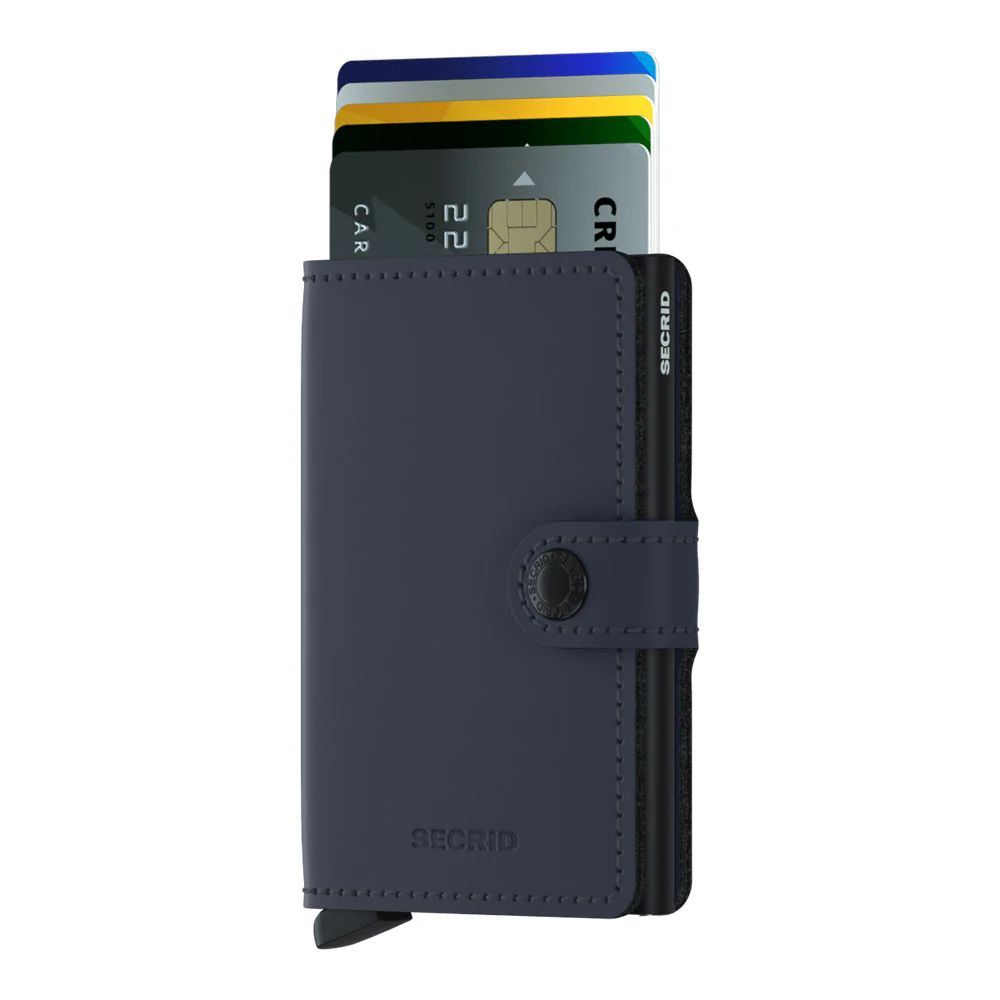 ארנק SECRID כרטיסים נשלפים Mini wallet Matte Nightblue - Image 2
