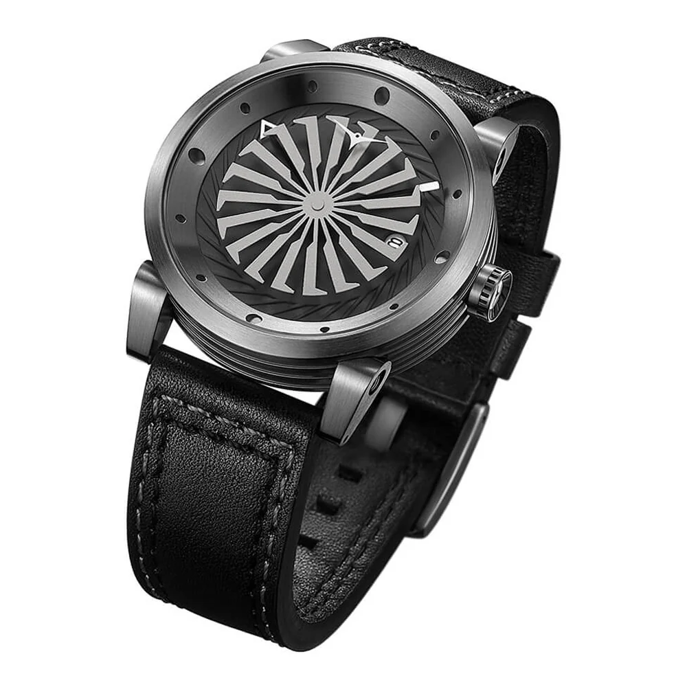 שעון יד לגבר ZINVO מסדרת BLADE דגם GUNMETAL - Image 2