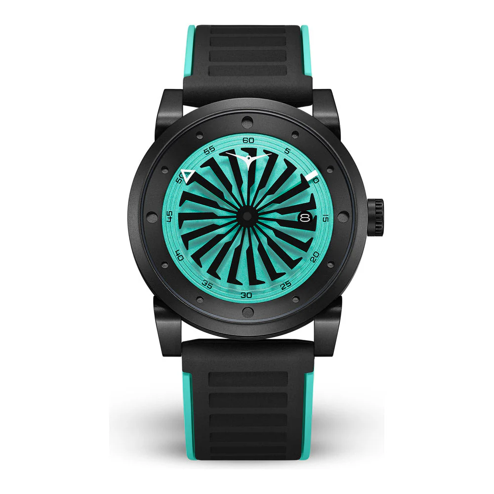 שעון יד לגבר ZINVO מסדרת BLADE דגם CYAN