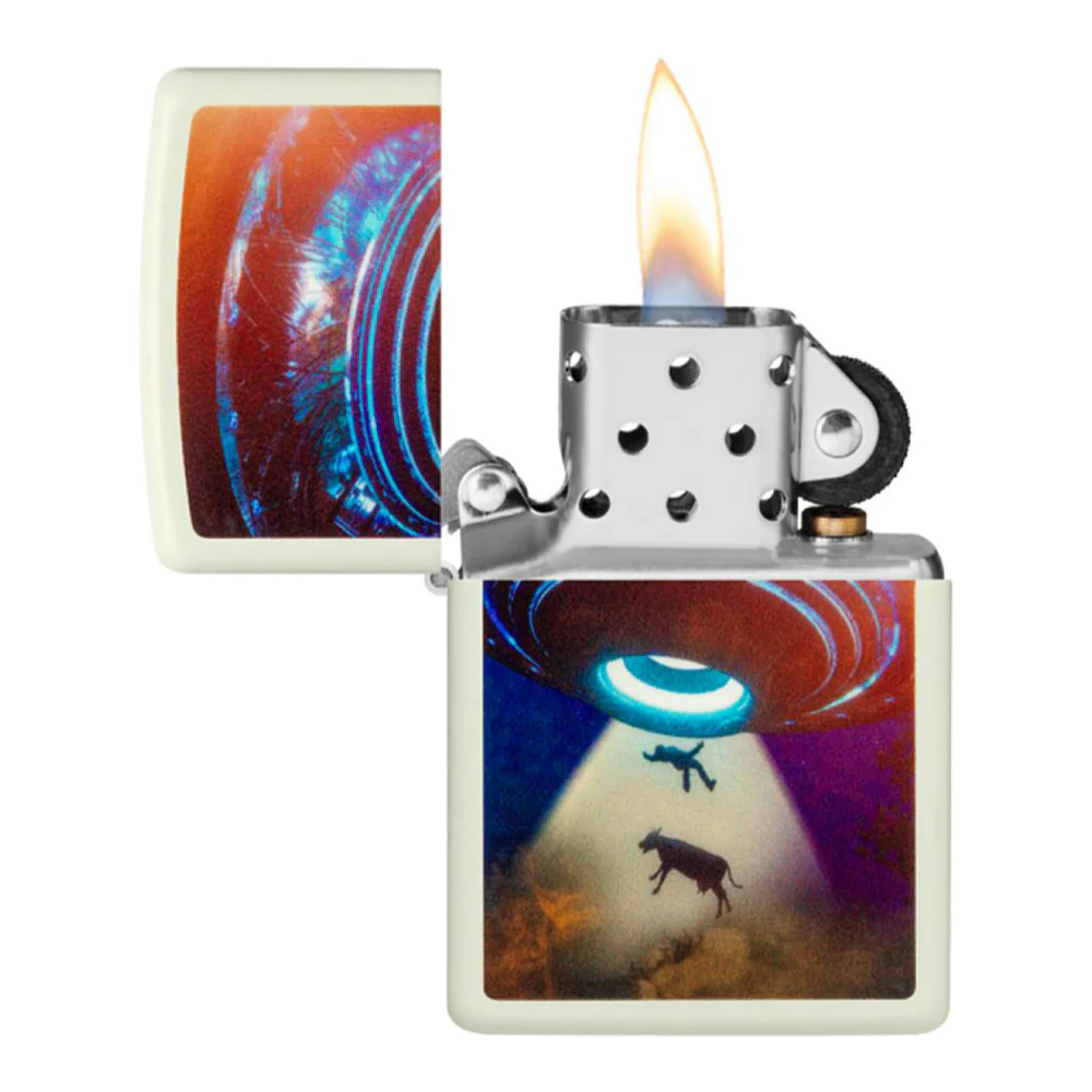 מצית זיפו UFO זוהר בחושך - Image 2
