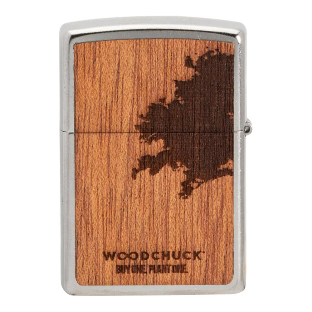 מצית זיפו WOOD CHUCK + פותחן - Image 3