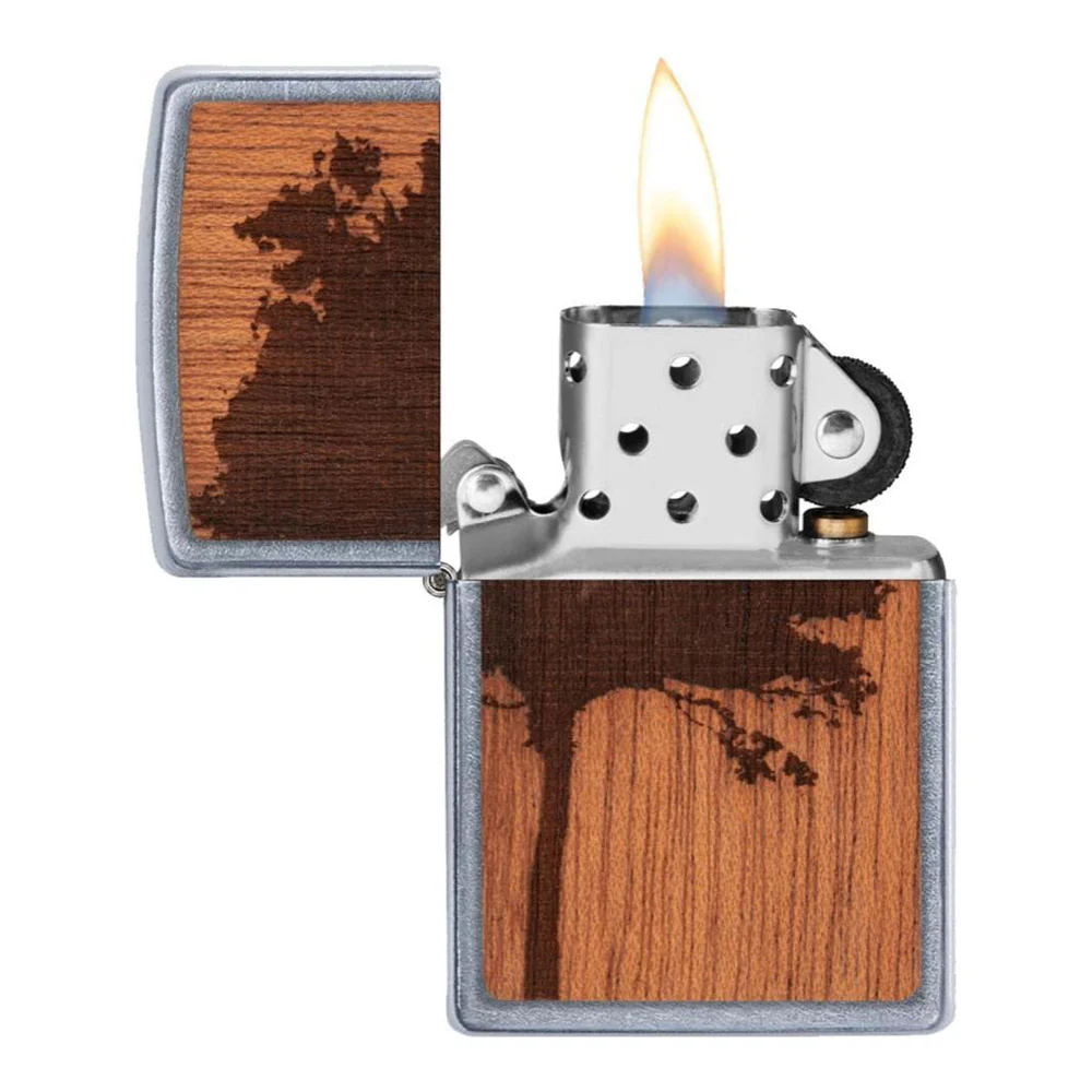 מצית זיפו WOOD CHUCK + פותחן - Image 6
